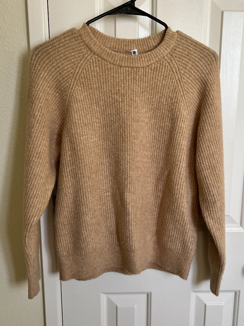 Uniqlo Girl Sweater, Tan, Size 14-16